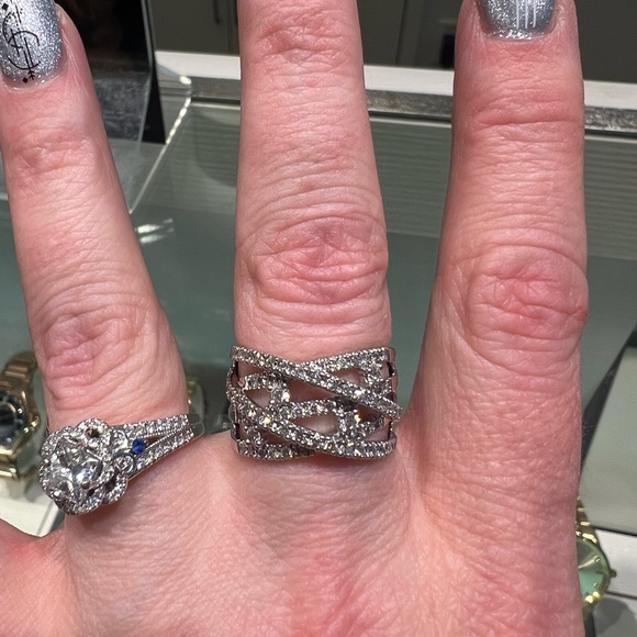 Kay Jewelers Jewelry Ct Authentic Diamond 14kt White Gold Fashion